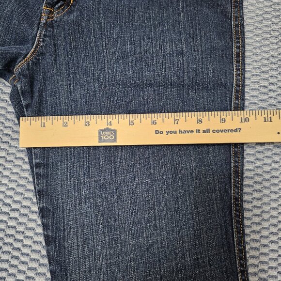 Gap Y2K Fashion Ultra Low Rise Ankle Flare Bootcut Jeans - Dark Wash Size 10 - Picture 9 of 11